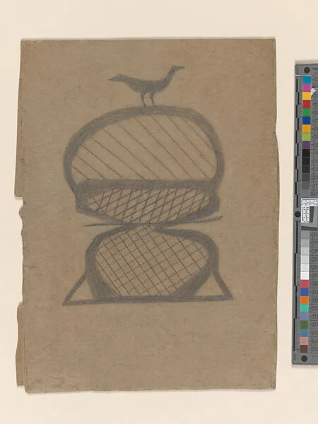 Basket with Bird — Bill Traylor