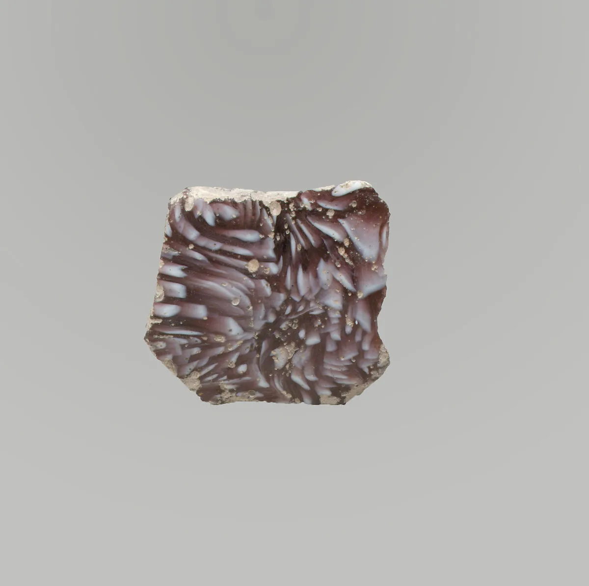 Glass mosaic bowl fragment — Unknown