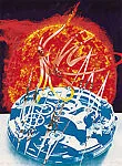 Sun Sets on the Time Zone, from the ¦Welcome to the Water Planet¦ series — James Rosenquist