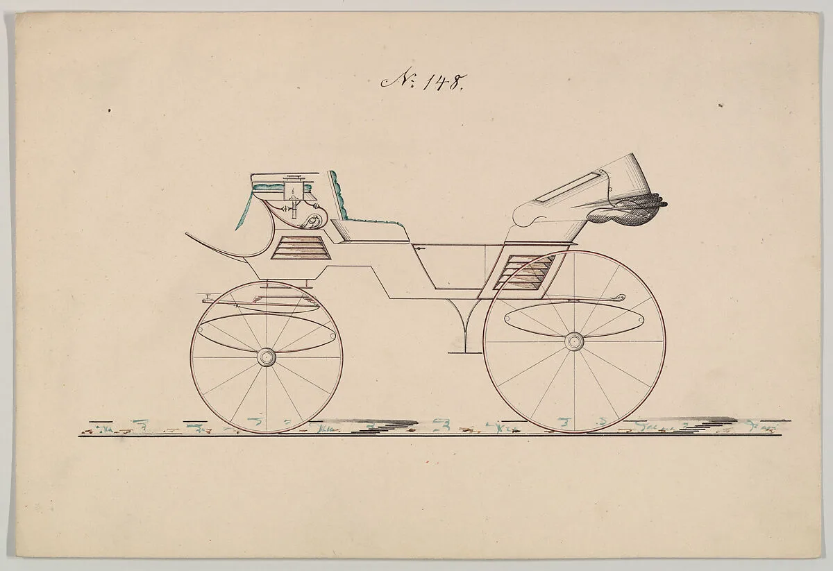 Design for Vis-à-vis, no. 148 — Brewster & Co.