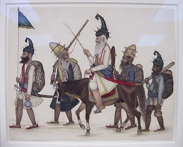 Sikh Akalis on the March — Unknown