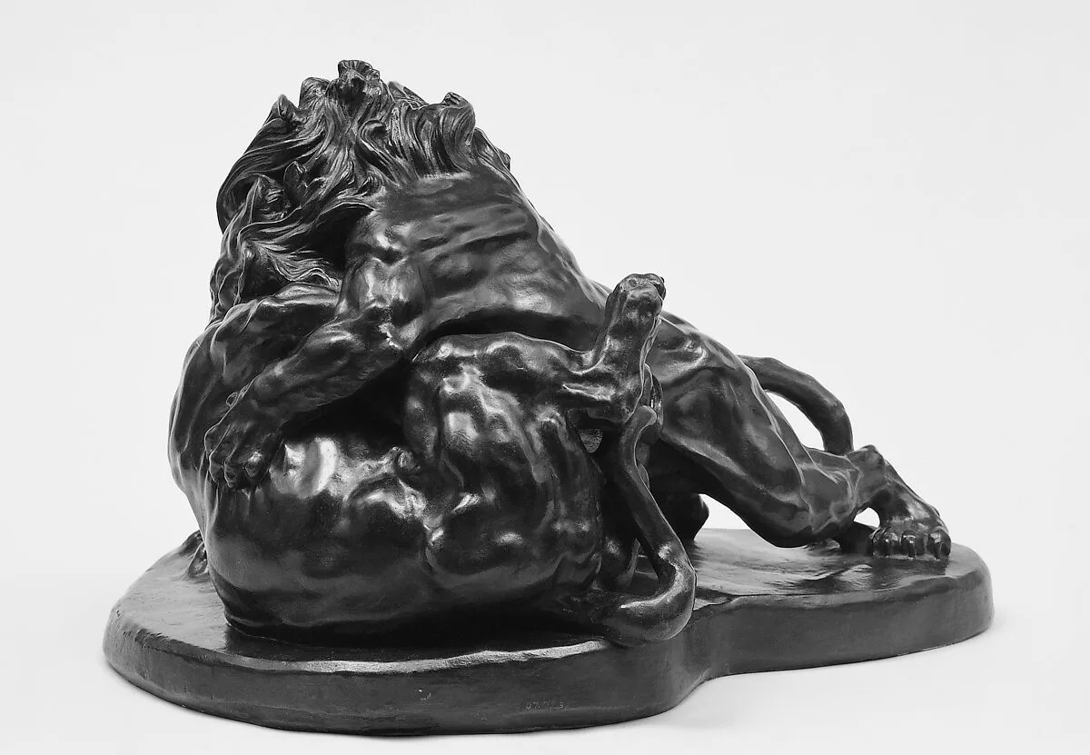Fighting Lions — William Rimmer