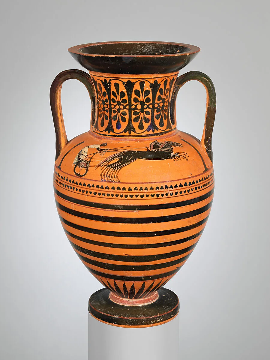 Terracotta neck-amphora (jar) — Unknown