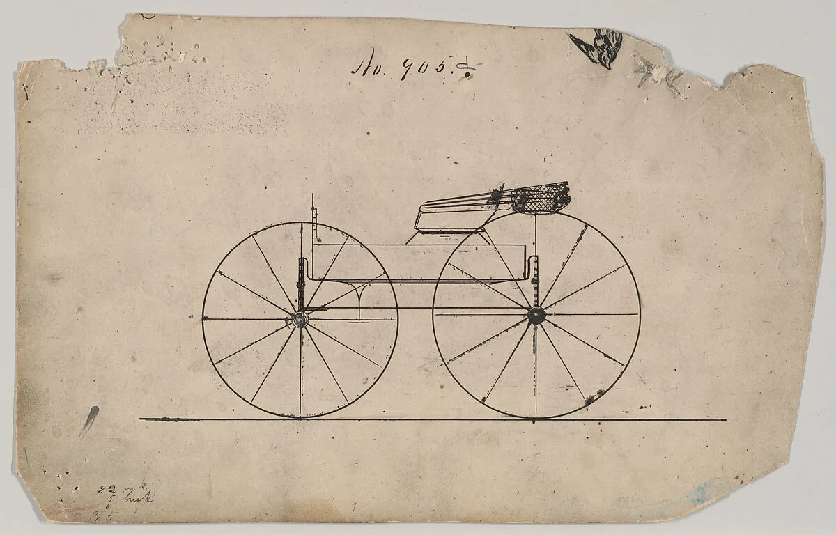 Design for Wagon, no. 905d — Brewster & Co.