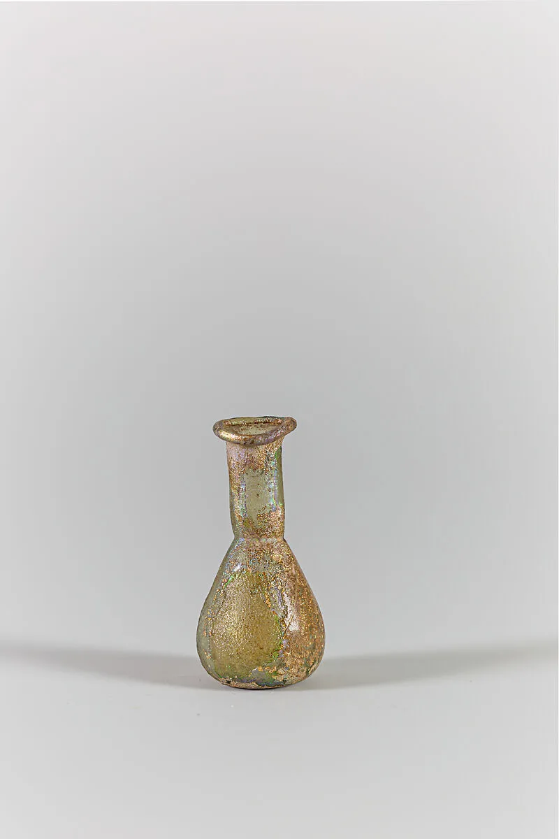 Glass perfume bottle — Unknown