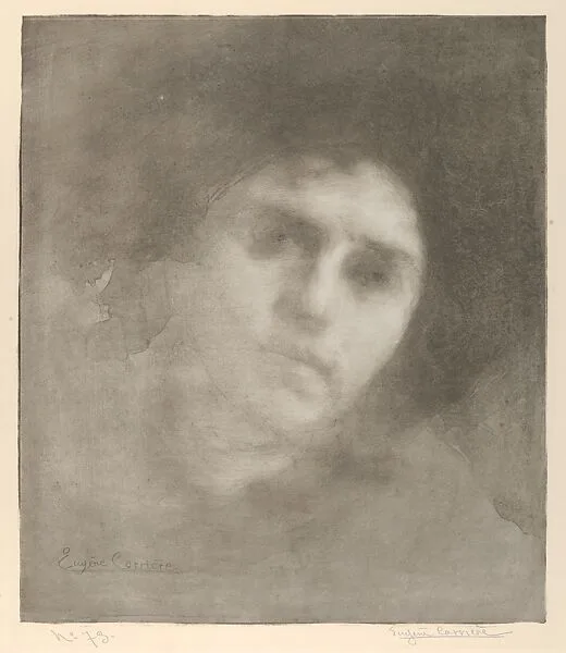 Mme Eugène Carrière (Tête / Head) — Eugène Carrière|André Marty
