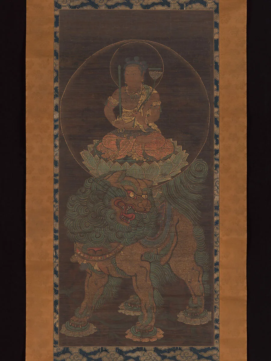 五髻文殊菩薩像|The Bodhisattva Monju (Manjushri) with Five Topknots — Unidentified