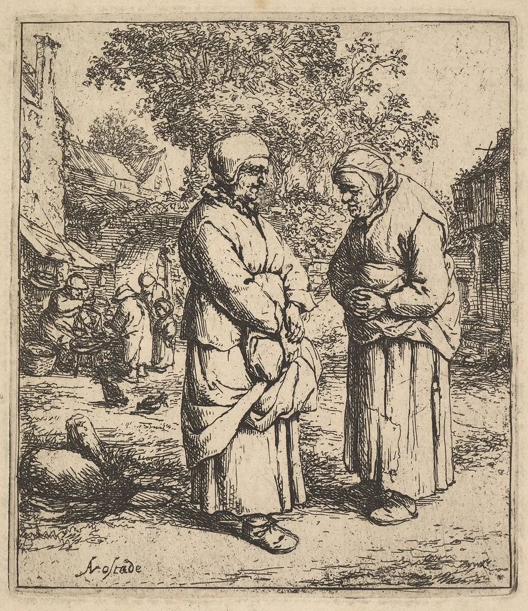 Two Gossips — Adriaen van Ostade