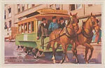 Horse Car from Story of Transportation Educational Pictures (W608-6) — Unknown
