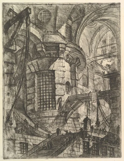 The Round Tower, from "Carceri d'invenzione" (Imaginary Prisons)