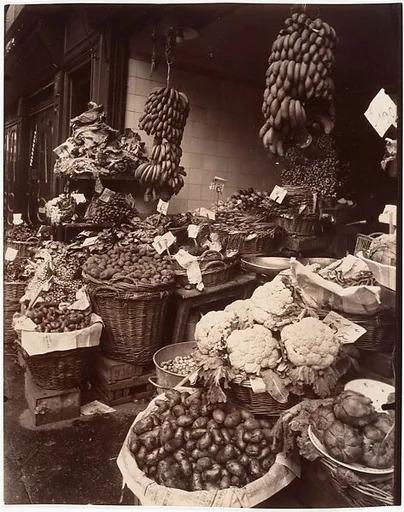 Boutique de fruits et légumes, Rue Mouffetard