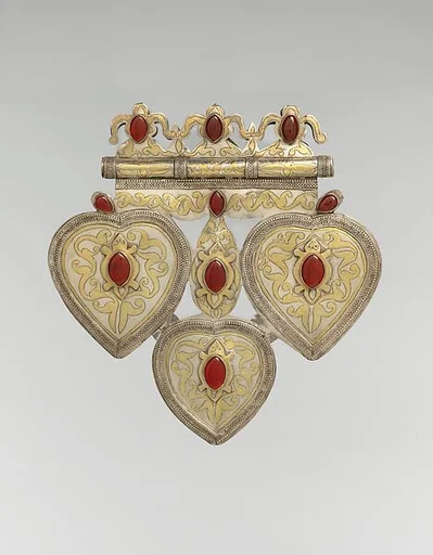 Triple Cordiform Pendant