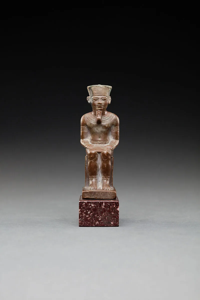 Seated figure of Amun — Unknown