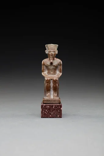 Seated figure of Amun