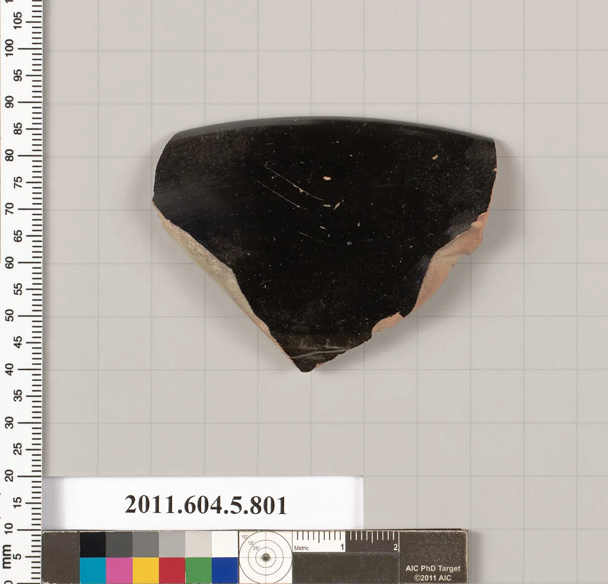 Terracotta rim fragment of a kylix (drinking cup) — Unknown