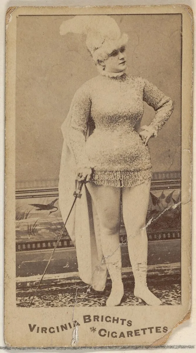 From the Actors and Actresses series (N45, Type 5) for Virginia Brights Cigarettes — Allen & Ginter