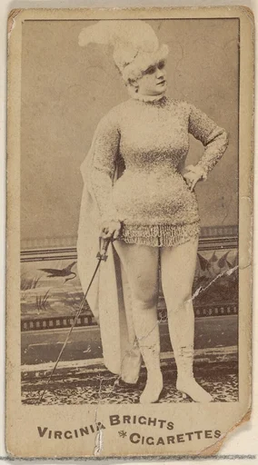 From the Actors and Actresses series (N45, Type 5) for Virginia Brights Cigarettes