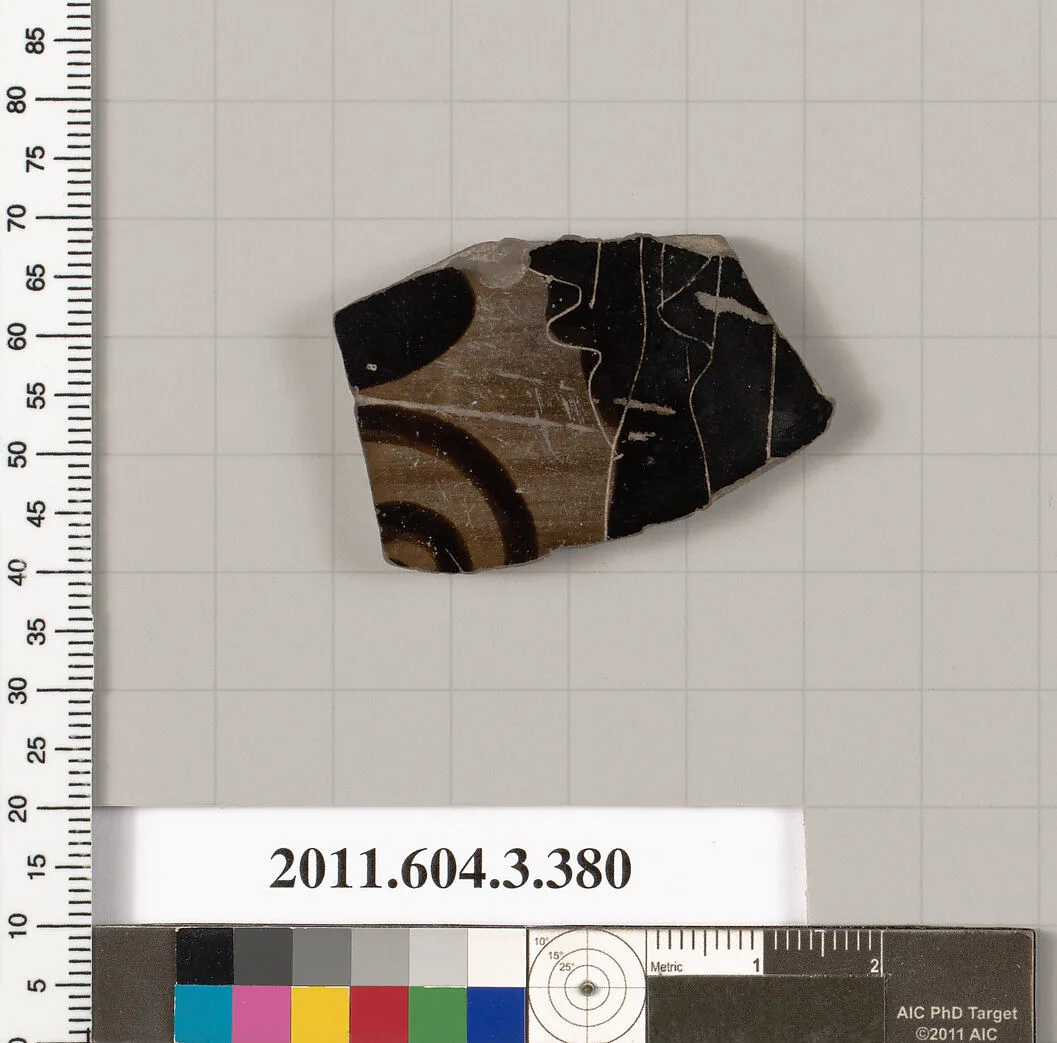 Terracotta fragment of a neck-amphora (jar) — Unknown