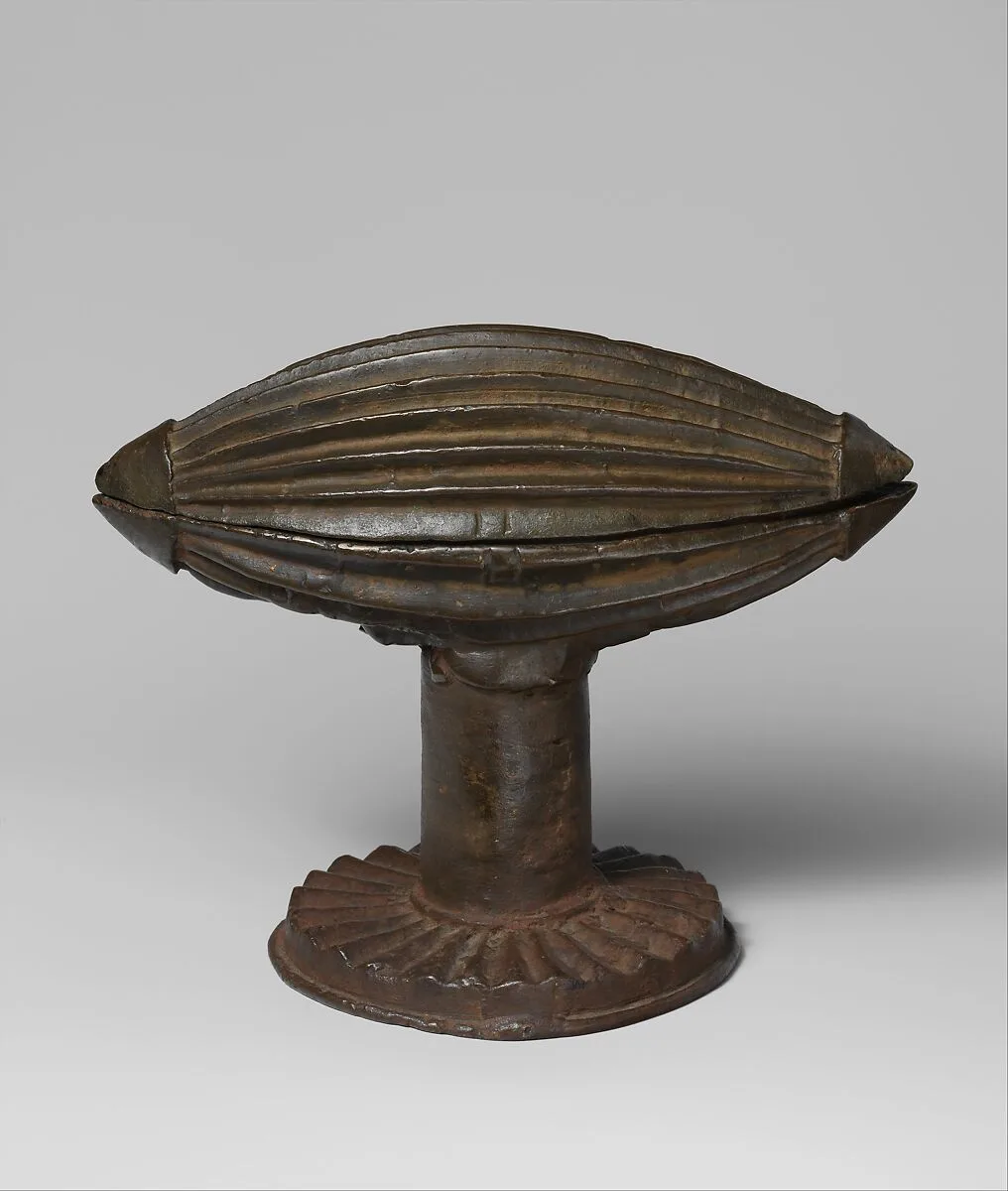 Lidded Vessel: Fluted Gourd — Unknown