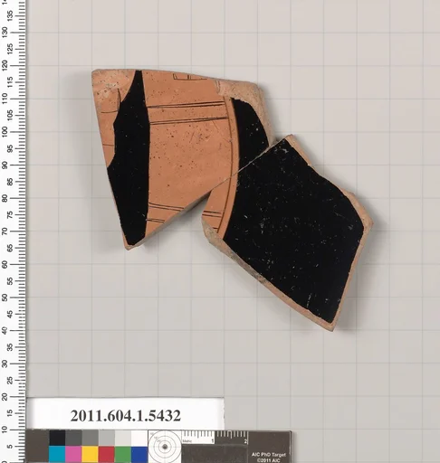 Terracotta fragment of a kylix (drinking cup)