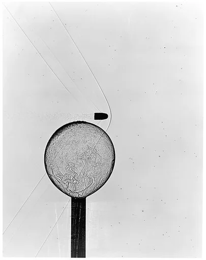[Bullet Passing Over Gas-filled Soap Bubble]