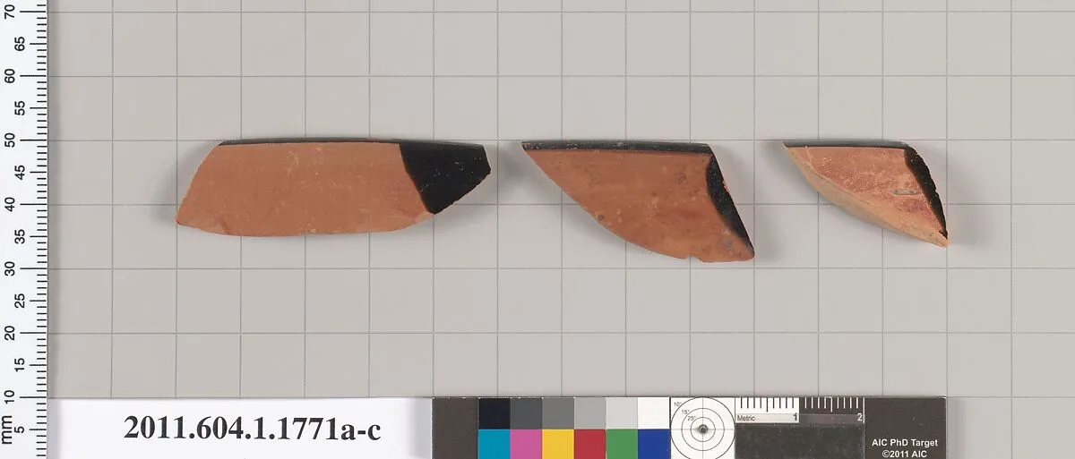 Terracotta rim fragments of kylikes(drinking cups) — Unknown
