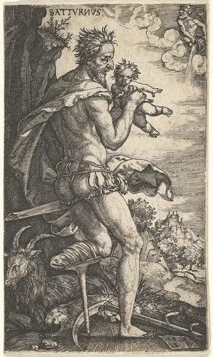 Saturn from The Gods Who Preside Over the Planets