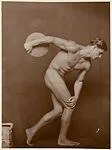 [Nude Male Model with Discus]