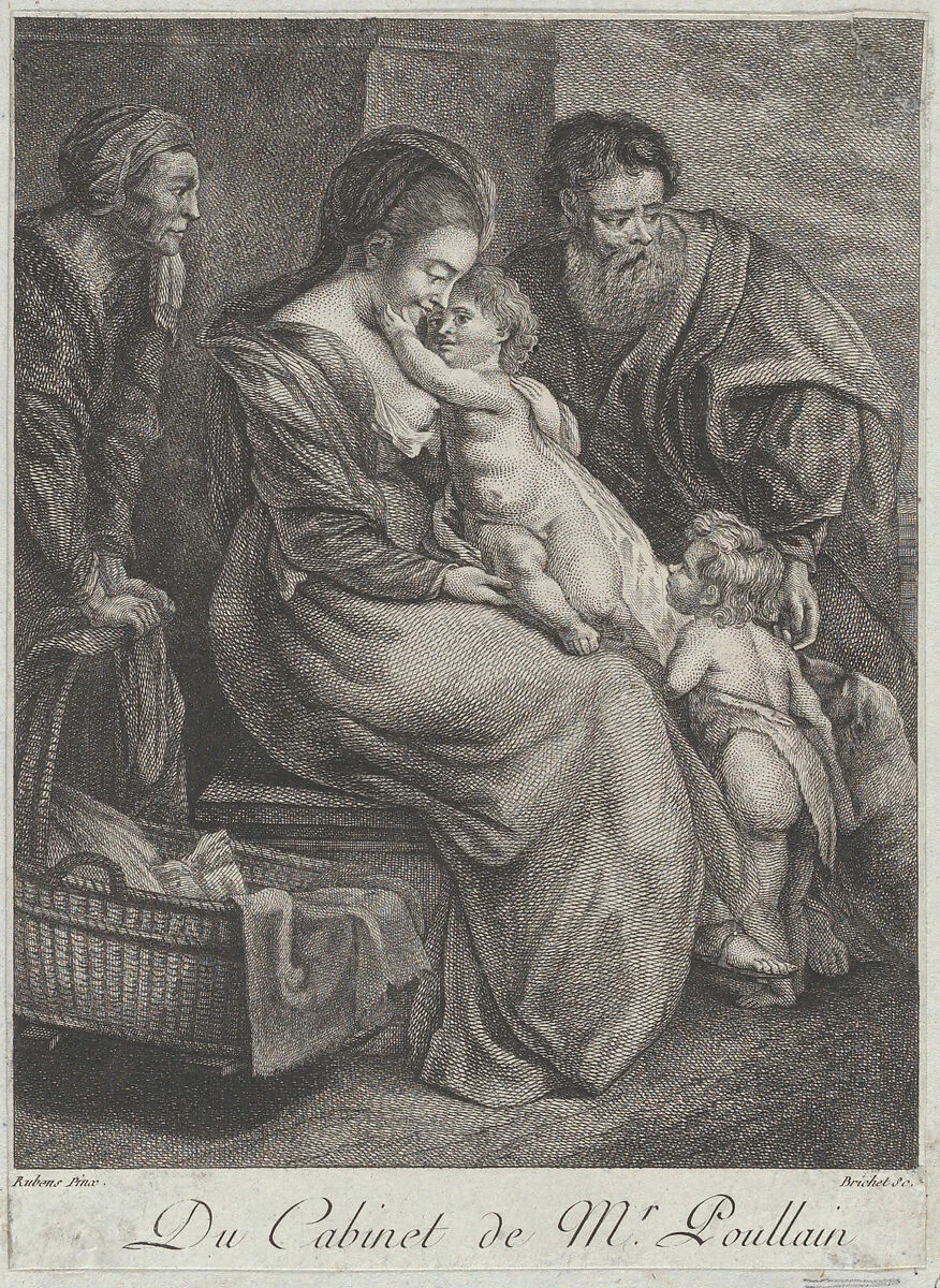 The Holy Family with Saint Elizabeth and Saint John the Baptist — Peter Paul Rubens|Robert Brichet