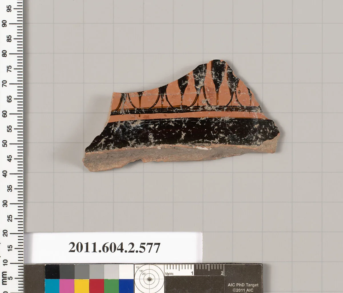 Terracotta fragment of a column-krater (bowl for mixing wine and water) — Unknown
