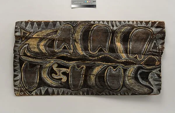 Painting from a Ceremonial House Ceiling — Yagari, Seseriman village|Artists of Mariwai Village