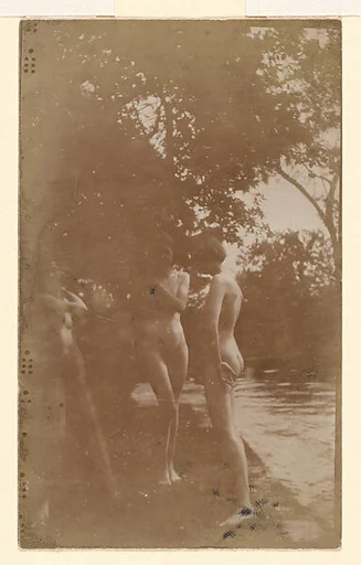 [Cavorting by the Pool at Garsington]