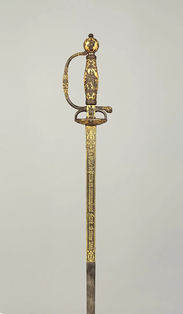 Smallsword Presented by the City of Paris to Commandant Ildefonse Favé (1812–1894) — Paul Bled|Lepage-Moutier