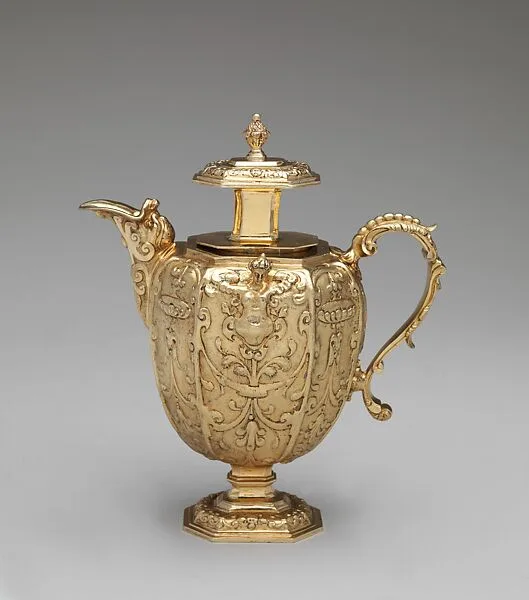 Ewer with cover — Elkington & Co.