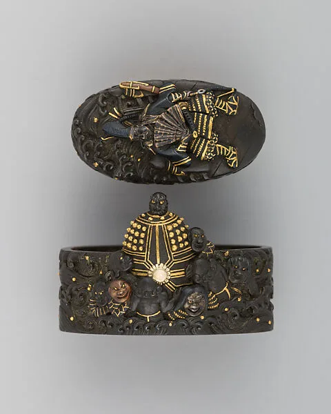 Sword-Hilt Collar and Pommel (Fuchigashira) — Unknown