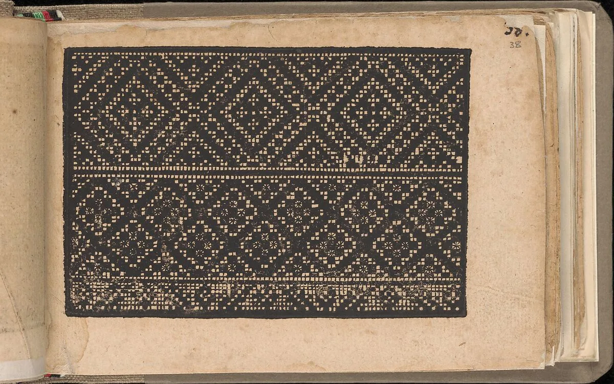Schön newes Modelbuch (Page 38r) — Sigismundus Latomus