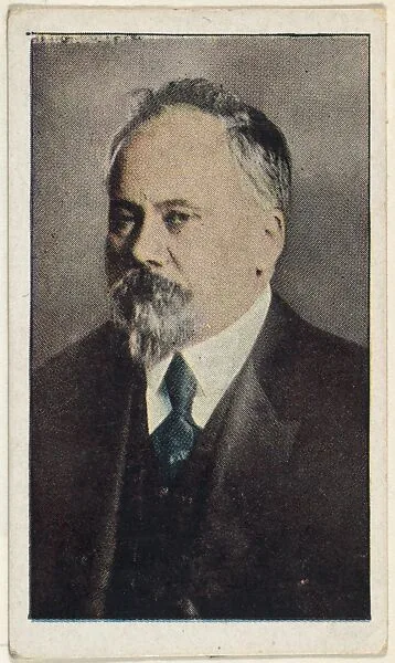 Card No. 6, President Poincare of France, from the World War I Scenes series (T121) issued by Sweet Caporal Cigarettes — American Tobacco Company|Underwood & Underwood