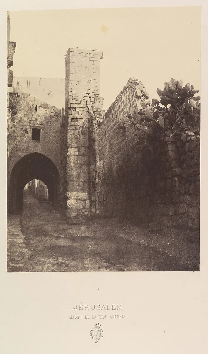Jérusalem. Massif de la Tour Antonia — Louis de Clercq|H. Jannin|J. Blondeau et Antonin