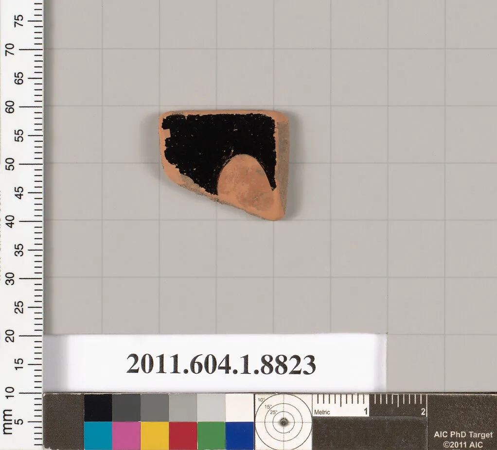 Terracotta rim fragment of a kylix (drinking cup) — Unknown