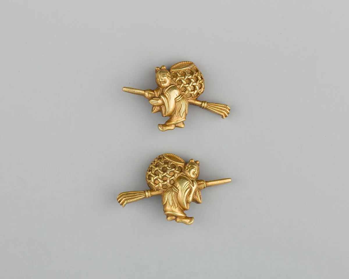 Pair of Sword-Grip Ornaments (Menuki) — Unknown