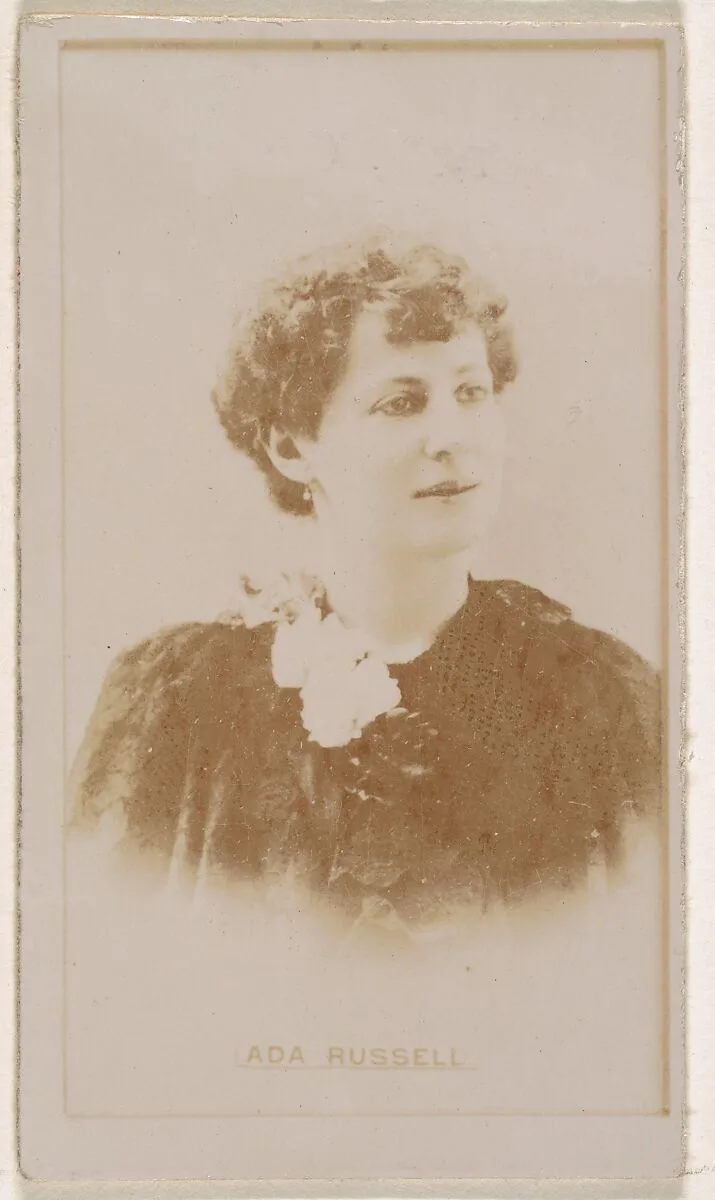 Ada Russell, from the Actresses series (N245) issued by Kinney Brothers to promote Sweet Caporal Cigarettes — Kinney Brothers Tobacco Company