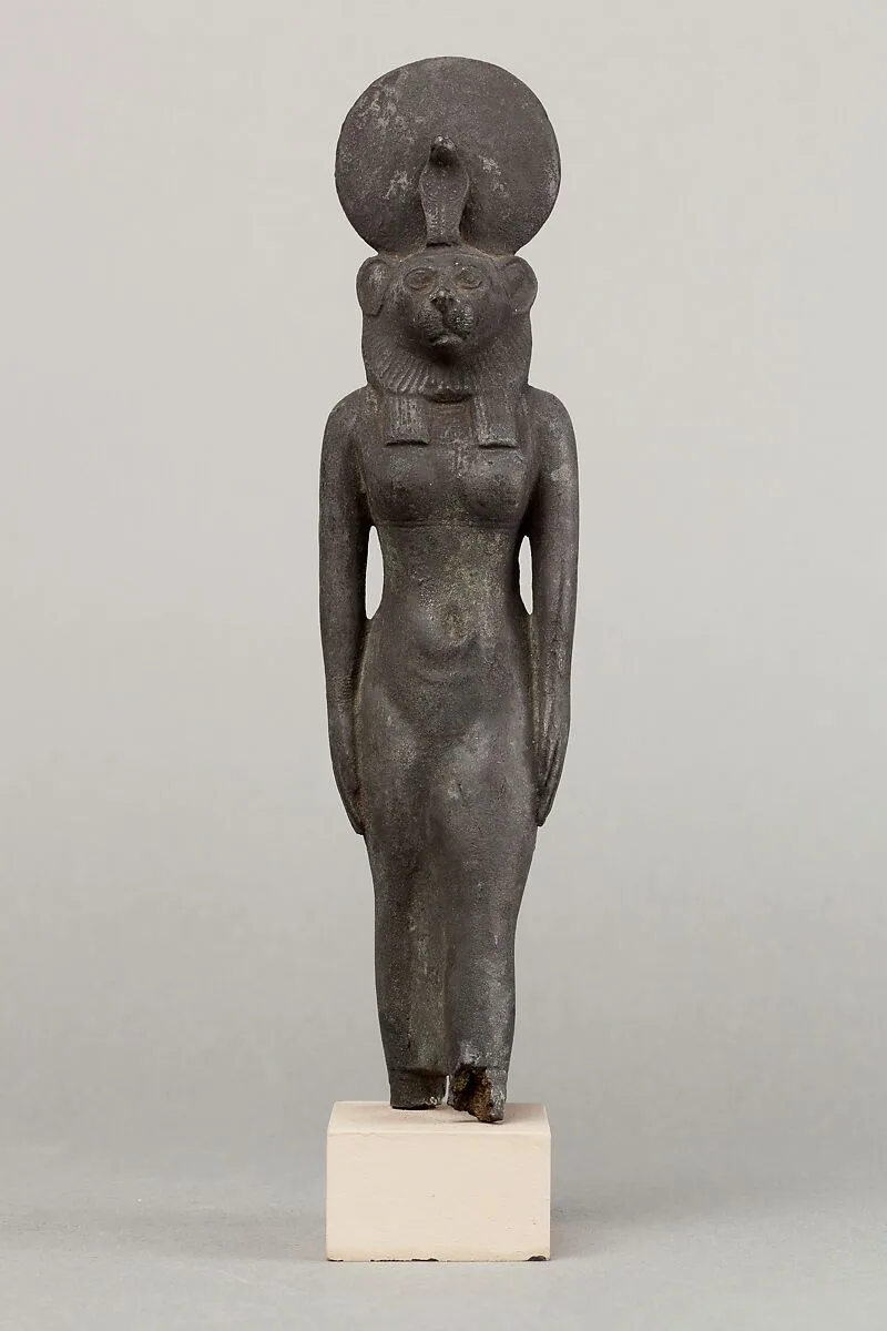 A lion headed goddess, possibly Wadjet — Unknown