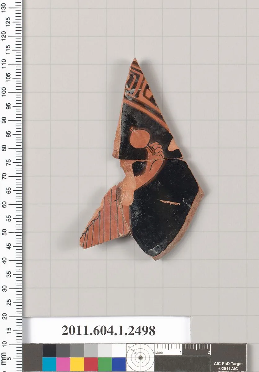 Terracotta fragment of a kylix (drinking cup) — Unknown