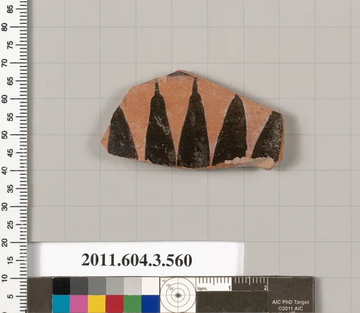 Terracotta fragment of a column-krater (bowl for mixing wine and water)