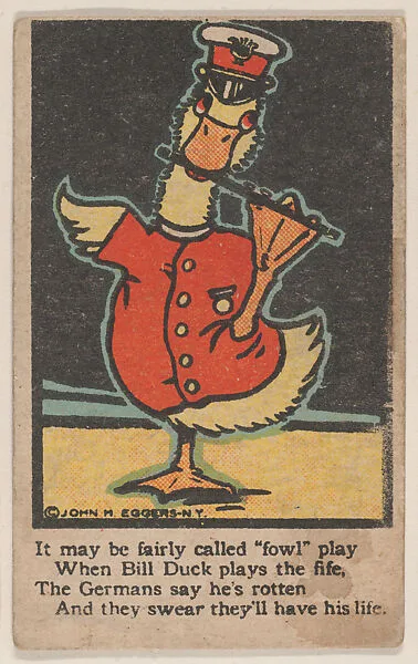Bill Duck from Eggers comic cards (W607) — Unknown