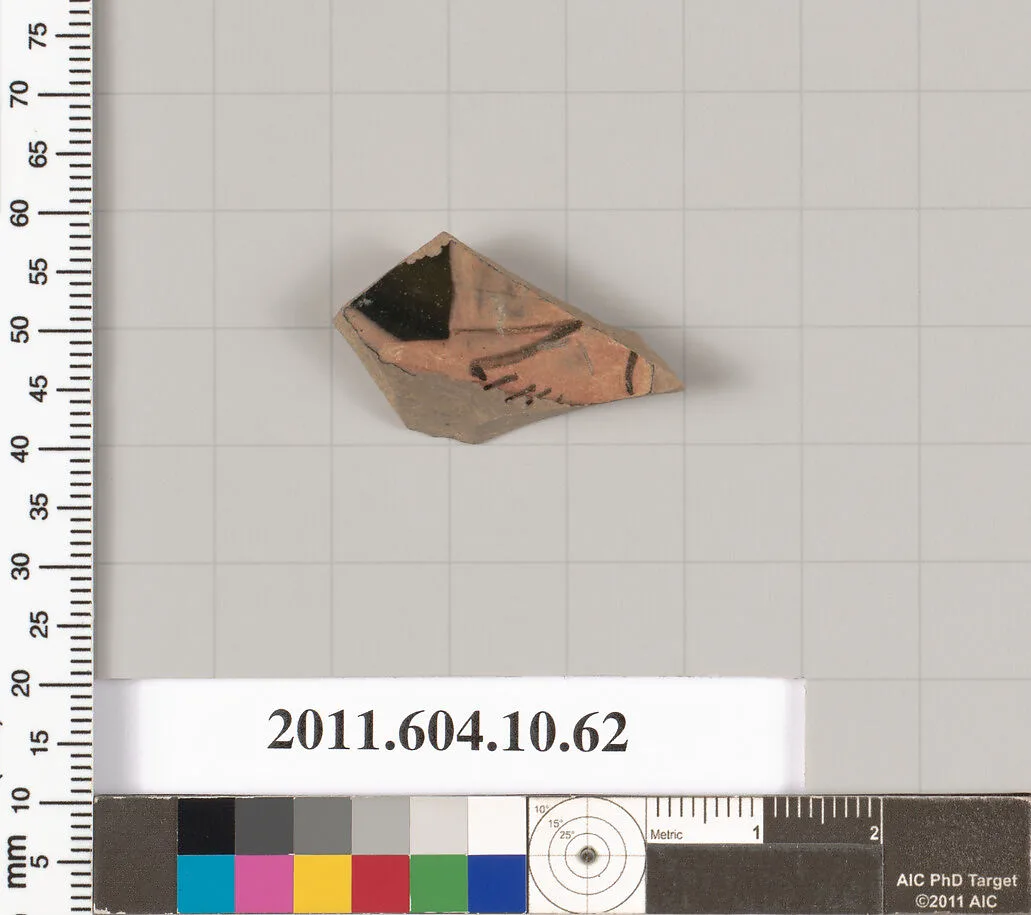 Terracotta fragment of a kylix (drinking cup) — Unknown