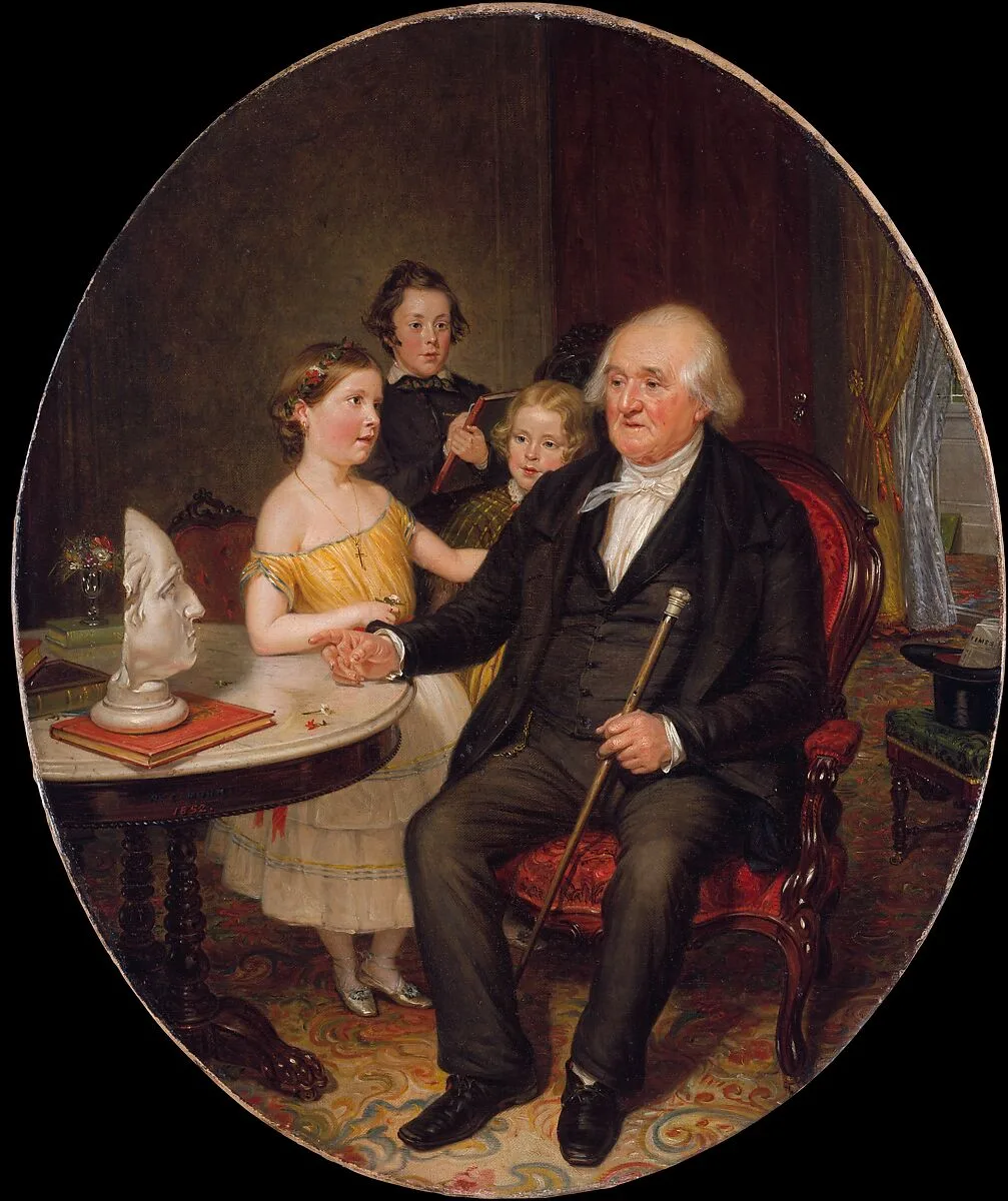 Great-Grand-Father's Tale of the Revolution—A Portrait of Reverend Zachariah Greene — William Sidney Mount