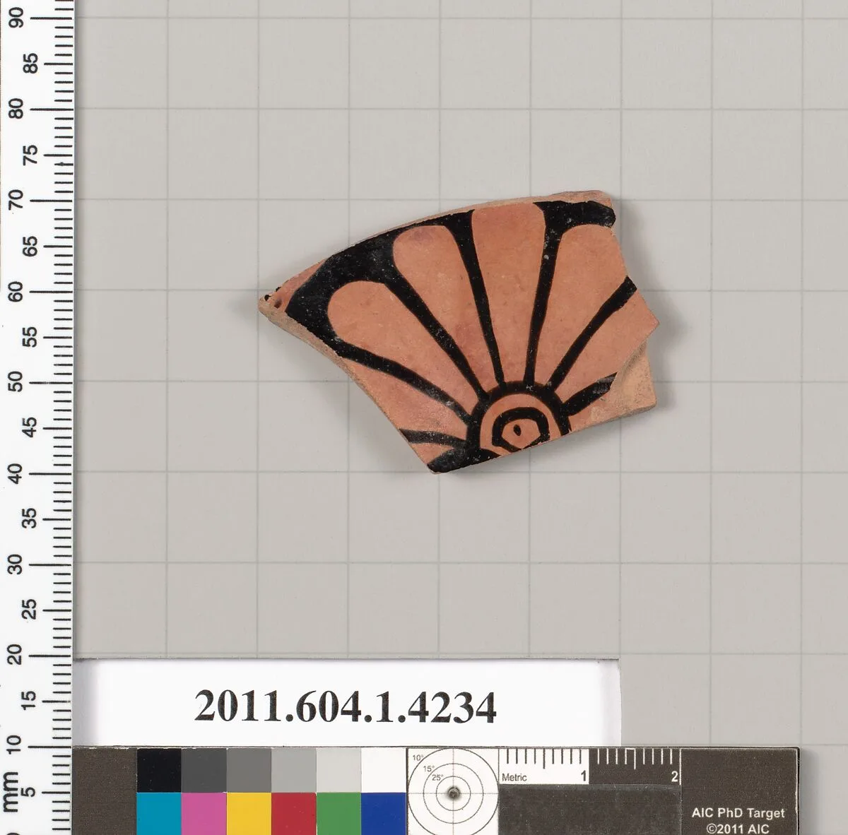 Terracotta fragment of a kylix (drinking cup) — Unknown