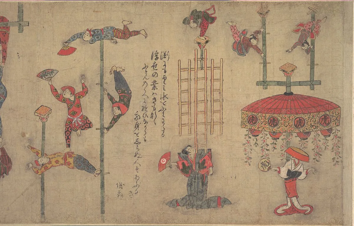 曲技図巻|Acrobats — Unknown