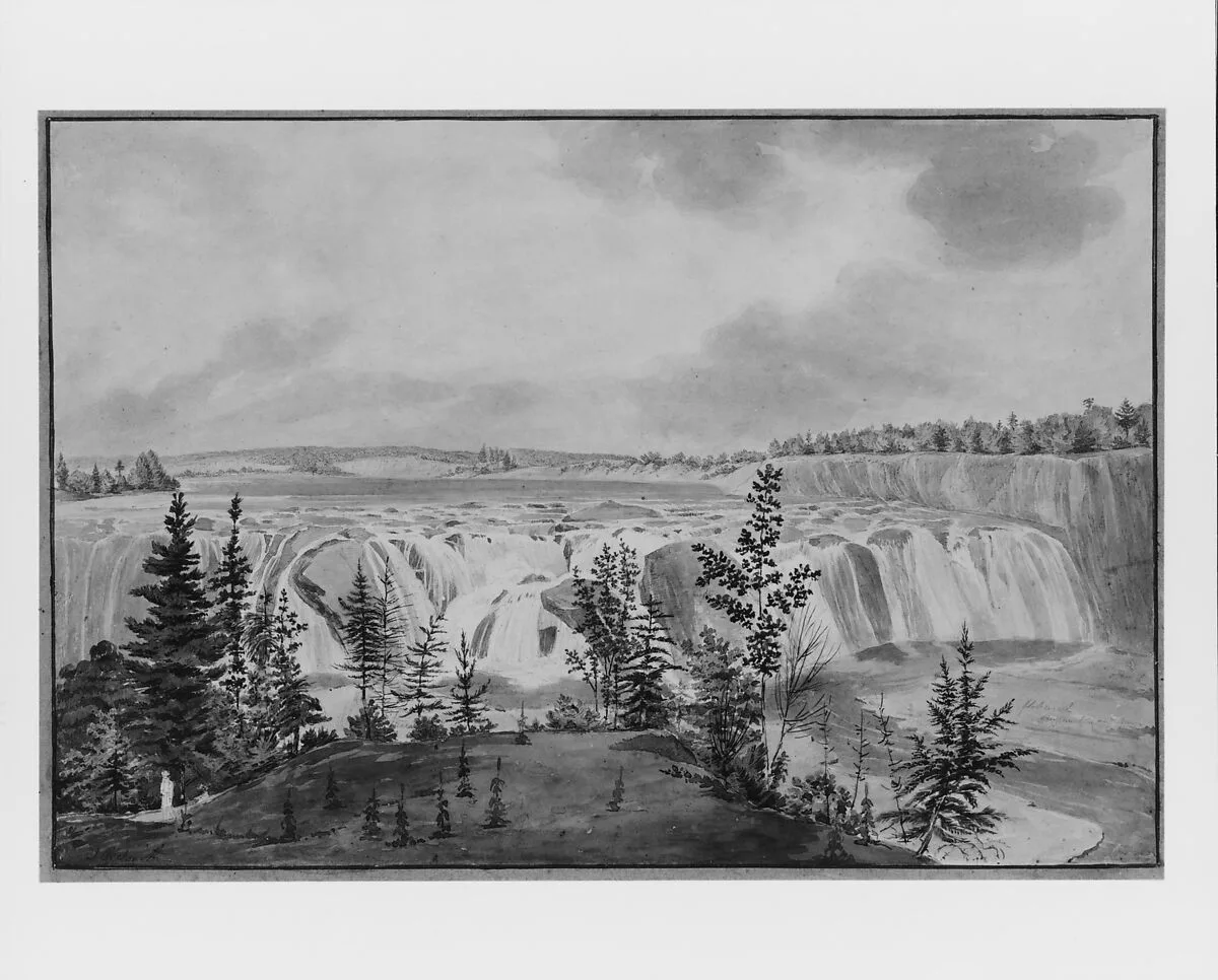 Cohoes Falls on Mohawk River, New York — John Rubens Smith